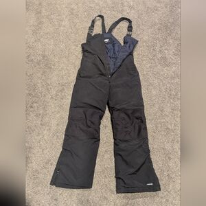 Black Snow Bib Overalls